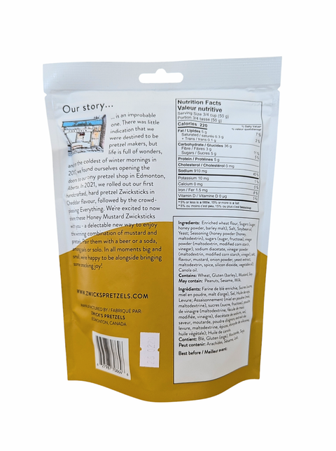 Honey Mustard Zwicksticks